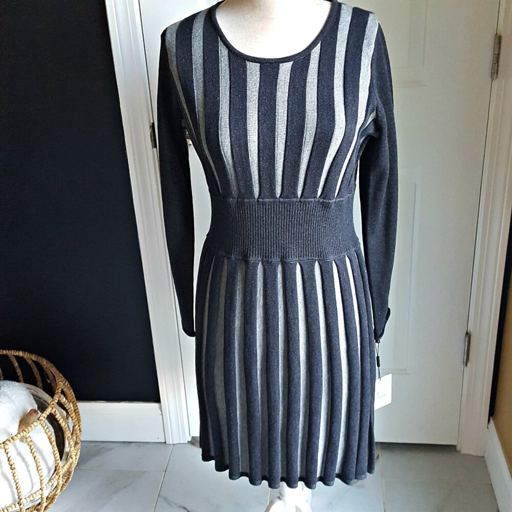 NWT! CALVIN KLEIN Sweater KNIT DRESS SZ L
